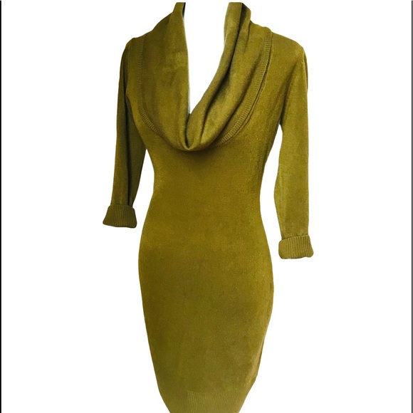 connected apparel Dresses & Skirts - Connected Apparel Cowl Neck Sweater Dress Size:SM